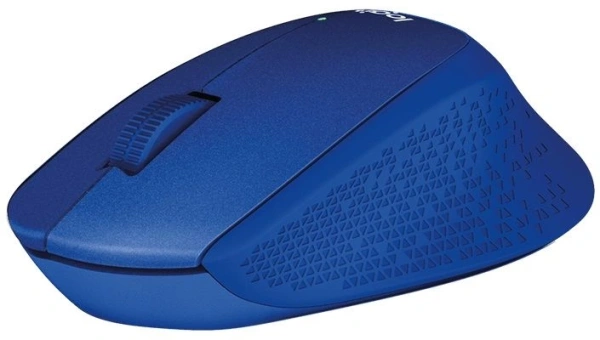 Мышь Logitech M330 Silent Plus синий оптическая (1000dpi) silent беспроводная USB (2but)