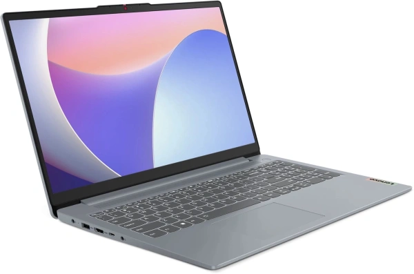 Ноутбук Lenovo IdeaPad Slim 3 15IRH8 Core i5 13420H 16Gb SSD512Gb Intel UHD Graphics 15.6" IPS FHD (1920x1080) noOS grey WiFi BT Cam (83EM00DBPS)