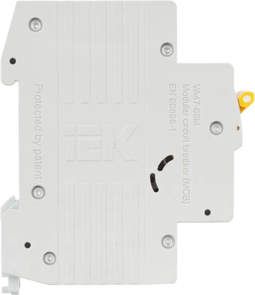 Выключатель автоматический IEK MVA31-1-010-B ВА47-60M 10A тип B 6kA 1П 230/400В 1мод белый (упак.:1шт)