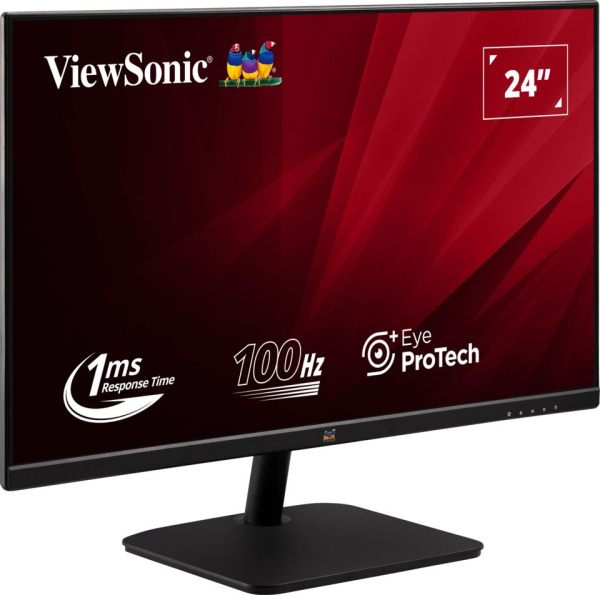 Монитор ViewSonic 23.8" VA2432-mhd черный IPS LED 4ms 16:9 HDMI M/M матовая 250cd 178гр/178гр 1920x1080 75Hz VGA DP FHD 2.4кг