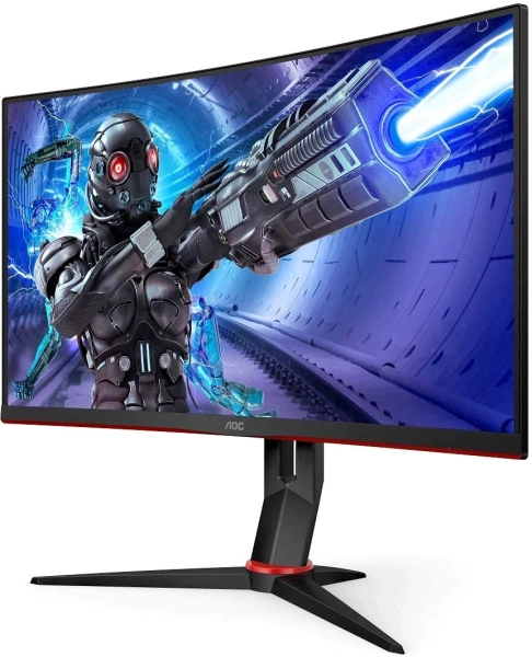 Монитор AOC 27" Gaming C27G2ZE черный/красный VA LED 0.5ms 16:9 HDMI матовая 300cd 178гр/178гр 1920x1080 240Hz DP FHD 5.5кг