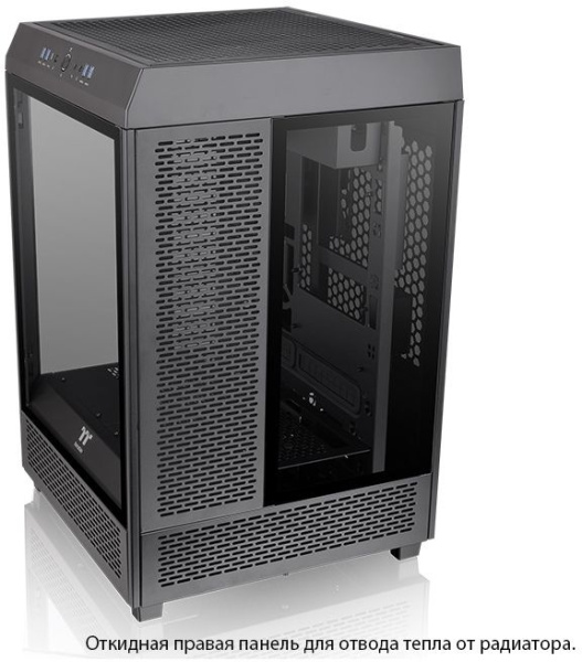 Корпус Thermaltake The Tower 500 черный без БП ATX 11x120mm 5x140mm 4xUSB3.0 audio bott PSU