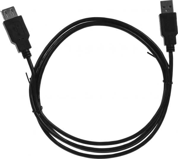 Кабель-удлинитель KingPrice KP-AmAf-v2-1.5m ver2.0 USB A(m) USB A(f) 1.5м черный