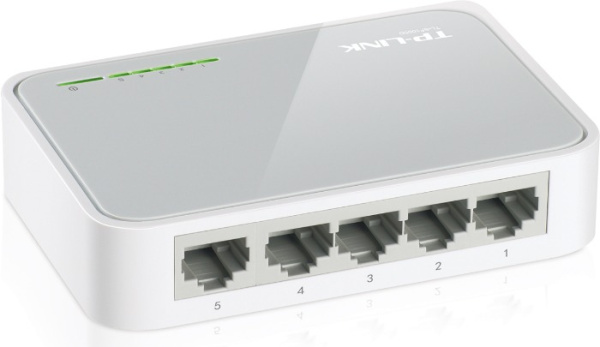 Коммутатор TP-Link TL-SF1005D 5x100Mb неуправляемый