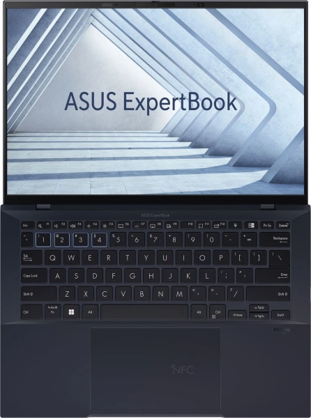 Ноутбук Asus ExpertBook B9 B9403CVAR-KM1219X Core 5 120U 16Gb SSD1Tb Intel Graphics 14" OLED WQXGA+ (2880x1800) Windows 11 Professional black WiFi BT Cam Bag (90NX05W1-M01LY0)