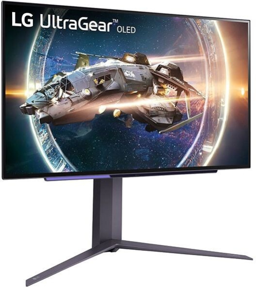 Монитор LG 27" UltraGear 27GR95QE-B черный OLED LED 16:9 HDMI матовая HAS Piv 200cd 178гр/178гр 2560x1440 240Hz G-Sync FreeSync Premium DP QHD USB 7.35кг