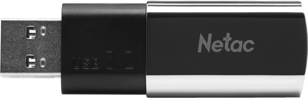 Флеш Диск Netac 128GB US2 NT03US2N-128G-32SL USB3.1 черный/серебристый