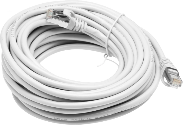 Патч-корд Premier PP6-10M 10000Гбит/с FTP 4 пары cat.6 CCA molded 10м серый RJ-45 (m)-RJ-45 (m)