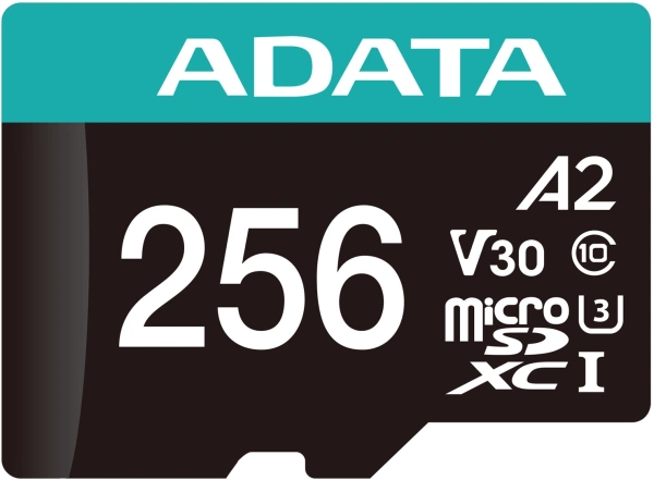 Флеш карта microSDXC 256GB A-Data AUSDX256GUI3V30SA2-RA1 Premier Pro + adapter