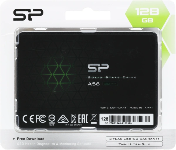 Накопитель SSD Silicon Power SATA-III 128GB SP128GBSS3A56B25 Ace A56 2.5"