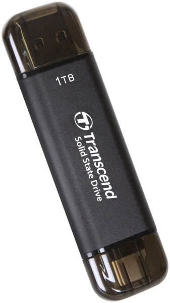 Накопитель SSD Transcend USB-C 1TB TS1TESD310C серый USB-A