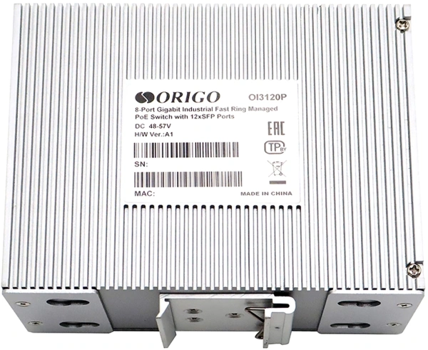 Коммутатор Origo OI3120P/185W OI3120P/185W/A1A (L2) 8x1Гбит/с 12SFP 8PoE+ 185W управляемый