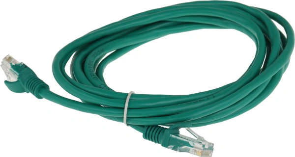 Патч-корд Premier PP12-3M/G 1000Гбит/с UTP 4 пары cat.5E CCA molded 3м зеленый RJ-45 (m)-RJ-45 (m)