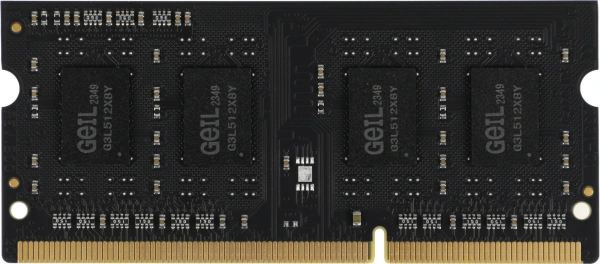 Память DDR3L 4GB 1600MHz Geil GS34GB1600C11SC RTL PC3-12800 CL11 SO-DIMM 240-pin 1.35В single rank Ret