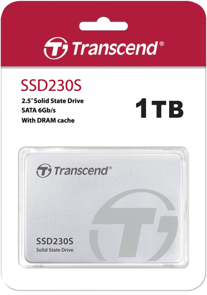 Накопитель SSD Transcend SATA-III 1TB TS1TSSD230S SSD230S 2.5" 0.3 DWPD