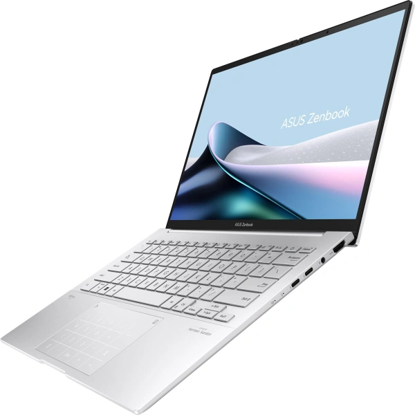 Ноутбук Asus Zenbook 14 OLED UX3405MA-QD488W Core Ultra 7 155H 16Gb SSD1Tb Intel Arc 14" OLED FHD+ (1920x1200) Windows 11 Home silver WiFi BT Cam Bag (90NB11R2-M00SS0)