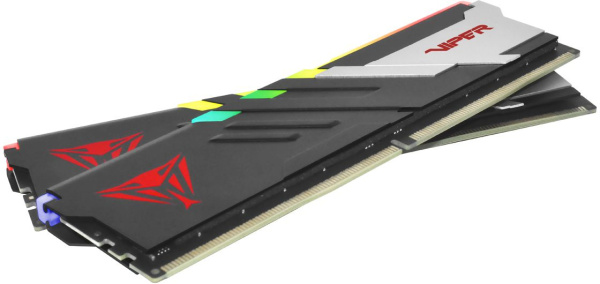 Память DDR5 2x32Gb 5600MHz Patriot PVVR564G560C40K Viper Venom RGB RTL Gaming PC5-44800 CL40 DIMM 288-pin 1.35В kit с радиатором Ret