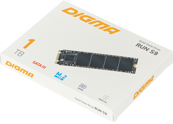 Накопитель SSD Digma SATA III 1Tb DGSR1001TS93T Run S9 M.2 2280