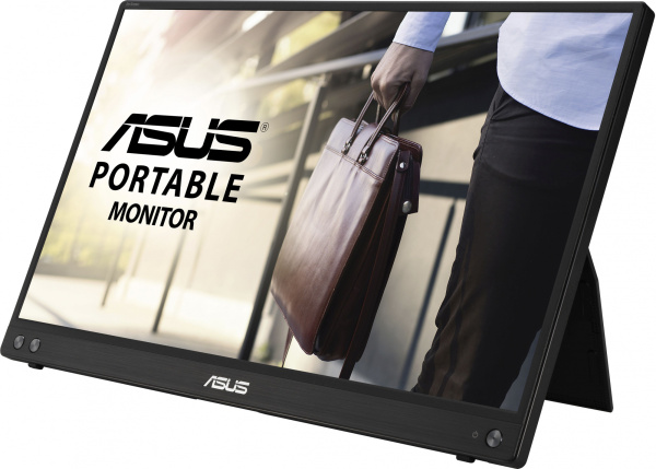 Монитор Asus 15.6" Portable MB16ACV темно-серый IPS LED 16:9 глянцевая 250cd 178гр/178гр 1920x1080 60Hz FHD USB 0.83кг