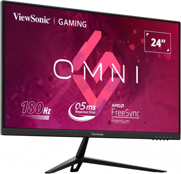 Монитор ViewSonic 23.8" VX2428 черный IPS LED 0.5ms 16:9 HDMI M/M матовая 250cd 178гр/178гр 1920x1080 180Hz DP FHD 3.1кг