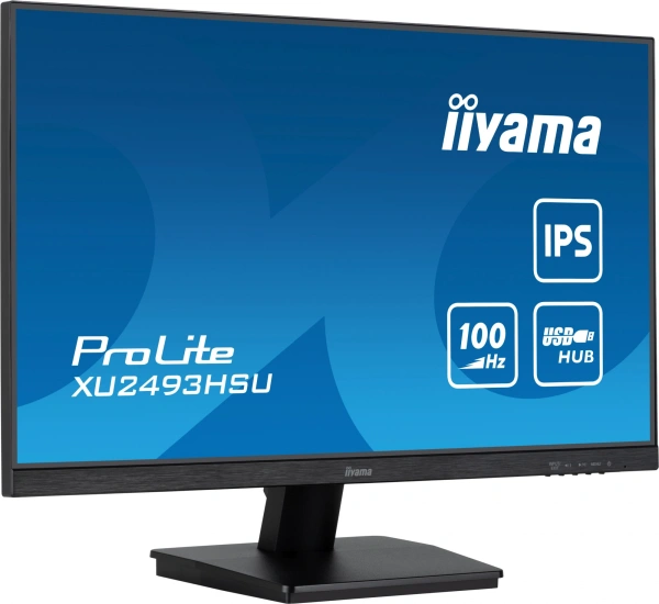 Монитор Iiyama 23.8" ProLite XU2493HSU-B6 черный IPS LED 1ms 16:9 HDMI M/M матовая 250cd 178гр/178гр 1920x1080 100Hz DP FHD USB 3кг