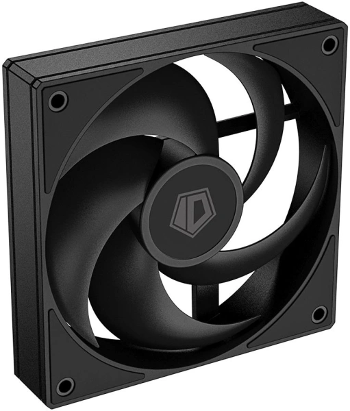 Вентилятор ID-Cooling AS-120-K 120x120x25mm черный 4-pin 14-30dB 170gr Ret