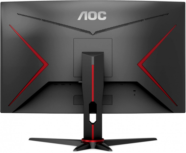 Монитор AOC 23.6" Gaming C24G2AE черный/красный VA LED 1ms 16:9 HDMI M/M матовая 250cd 178гр/178гр 1920x1080 165Hz VGA DP FHD 3.84кг