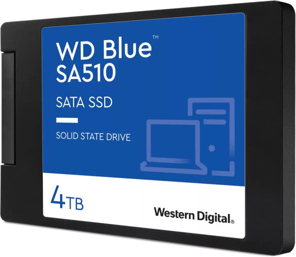 Накопитель SSD WD S SATA-III 4TB WDS400T3B0A Blue SA510 2.5"