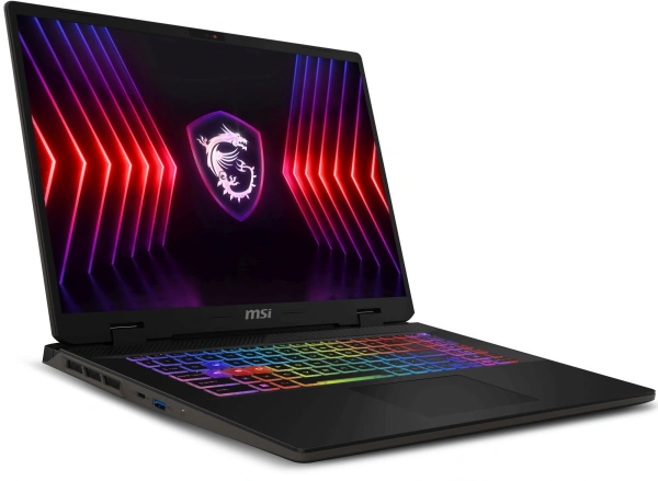 Ноутбук MSI Sword 17 HX B13VFKG-099XRU Core i7 13700HX 16Gb SSD1Tb NVIDIA GeForce RTX4060 8Gb 17" IPS FHD+ (1920x1200) Free DOS grey space WiFi BT Cam (9S7-17T214-099)