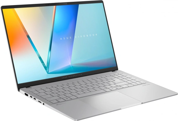 Ноутбук Asus Vivobook S 15 OLED S5507QA-MA013W Snapdragon X Plus X1P-42-100 16Gb SSD1Tb Qualcomm Adreno 15.6" OLED 3K (2880x1620) Windows 11 Home silver WiFi BT Cam (90NB14Q2-M00B40)