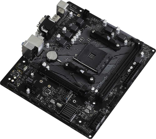 Материнская плата Asrock B550M-HDV Soc-AM4 AMD B550 2xDDR4 mATX AC`97 8ch(7.1) GbLAN RAID+VGA+DVI+HDMI