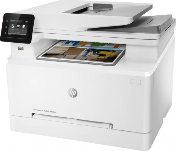 МФУ лазерный HP Color LaserJet Pro M283fdn (7KW74A) A4 Duplex Net белый