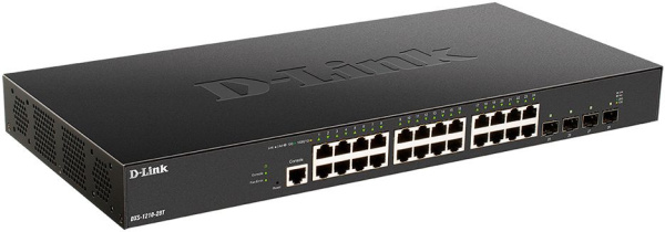 Коммутатор D-Link DXS-1210-28T/A1A (L2+) 24x10Гбит/с 4xSFP28 управляемый