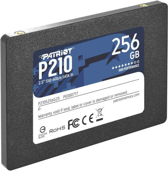 Накопитель SSD Patriot SATA III 256Gb P210S256G25 P210 2.5"