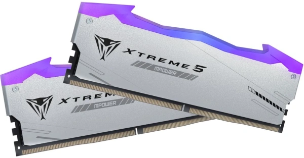 Память DDR5 2x24GB 8000MHz Patriot PVXR548G80C38KM Viper Xtreme 5 RGB RTL Gaming PC5-64000 CL38 DIMM 288-pin 1.45В с радиатором Ret