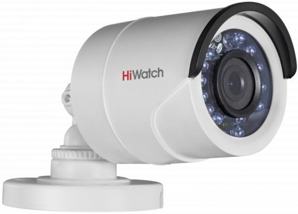 Камера видеонаблюдения аналоговая HiWatch DS-T200L (2.8 MM) (B) 2.8-2.8мм HD-TVI цв. корп.:белый