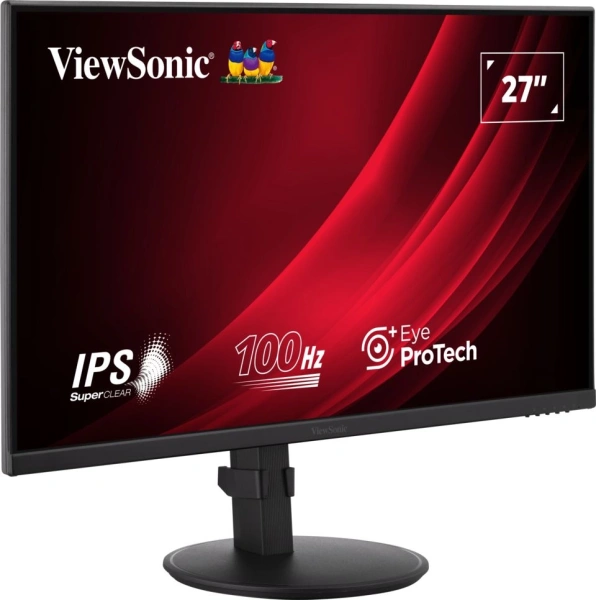 Монитор ViewSonic 27" VA2708-HDJ черный IPS LED 5ms 16:9 HDMI матовая HAS Piv 1000:1 250cd 178гр/178гр 1920x1080 100Hz VGA DP FHD 4.1кг