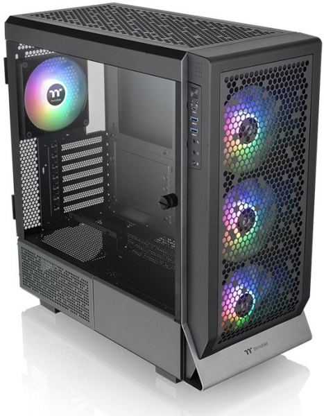 Корпус Thermaltake Ceres 500 TG ARGB черный без БП ATX 7x120mm 3x140mm 2xUSB3.0 audio bott PSU