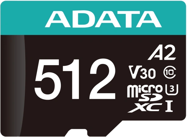 Флеш карта microSDXC 512GB A-Data AUSDX512GUI3V30SA2-RA1 Premier Pro + adapter