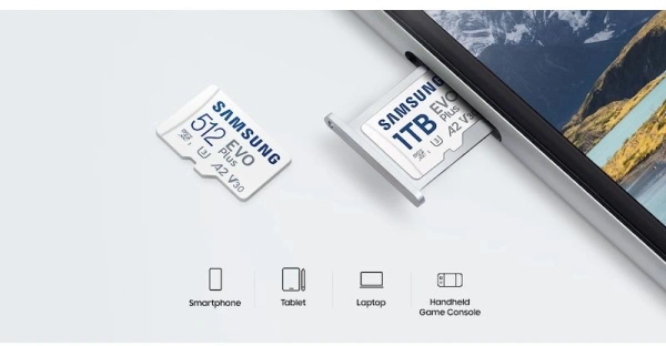 Флеш карта microSDXC 512GB Samsung MB-MC512SA/EU EVO Plus + adapter