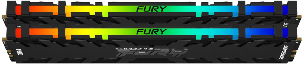 Память DDR4 2x8GB 4600МГц Kingston KF446C19RBAK2/16 Fury Renegade RGB RTL Gaming PC4-36800 CL19 DIMM 288-pin 1.5В kit dual rank с радиатором Ret