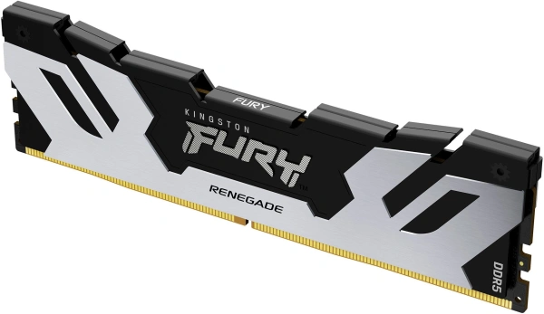 Память DDR5 24GB 7200MHz Kingston KF572C38RS-24 Fury Renegade Silver/Black RTL Gaming PC5-57600 CL38 DIMM 288-pin 1.45В single rank с радиатором Ret