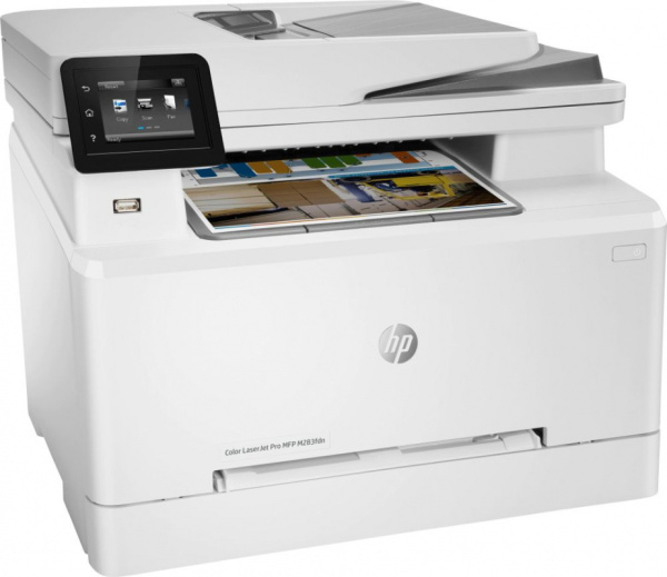 МФУ лазерный HP Color LaserJet Pro M283fdn (7KW74A) A4 Duplex Net белый