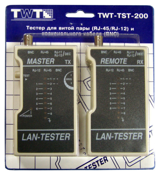 Тестер кабельный Lanmaster TWT-TST-200