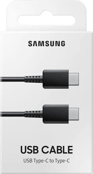 Кабель Samsung EP-DA705BBRGRU USB Type-C (m)-USB Type-C (m) 1м черный (упак.:1шт)