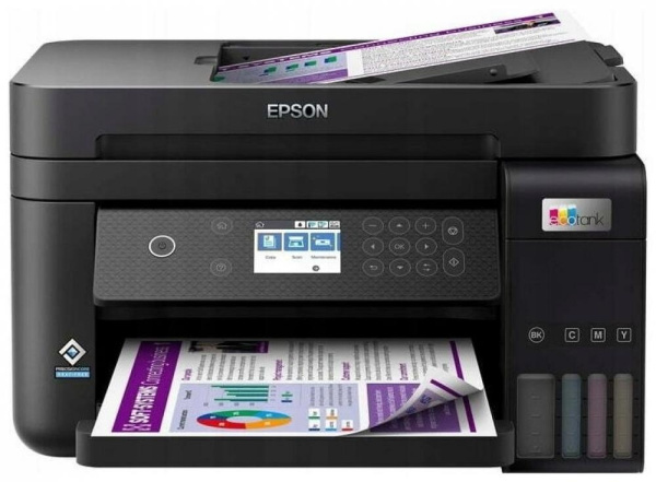 МФУ струйный Epson L6270 (C11CJ61507) A4 Duplex Net WiFi черный