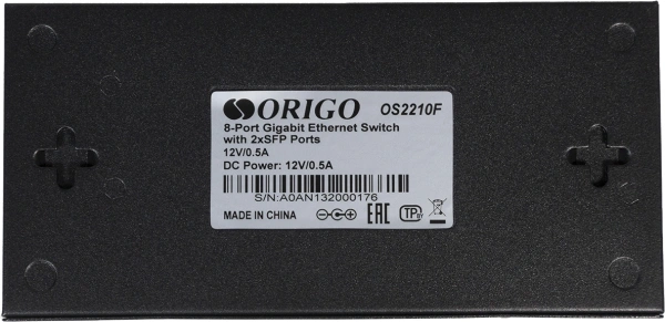 Коммутатор Origo OS2210F OS2210F/A1A (L2) 8x1Гбит/с 2SFP неуправляемый