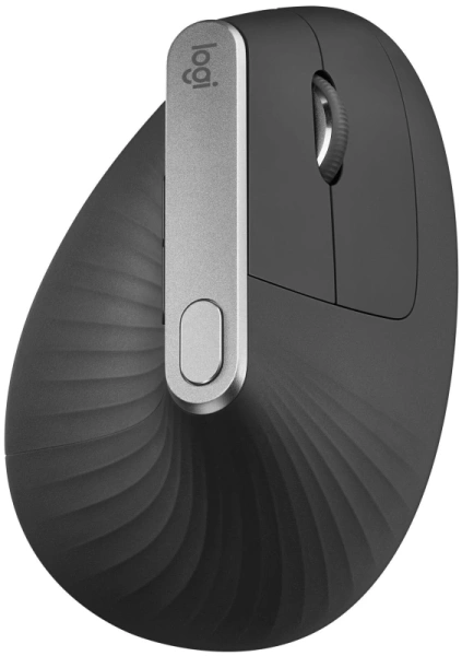 Мышь Logitech MX Vertical черный/черный оптическая (4000dpi) беспроводная BT/Radio USB (6but)