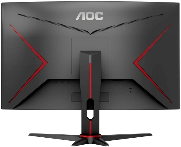 Монитор AOC 27" Gaming CQ27G2SE/BK черный/красный VA LED 16:9 HDMI матовая HAS Piv 250cd 2560x1440 165Hz FreeSync Premium Pro DP Quad 2K (1440p) 5.4кг