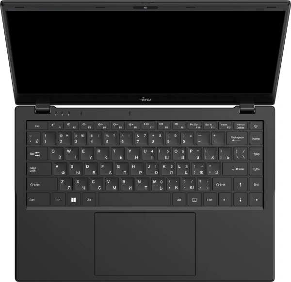 Ноутбук IRU Planio 14ING N100 8Gb SSD256Gb Intel Iris Xe graphics 14" IPS FHD (1920x1080) Free DOS black 6000mAh (2058902)